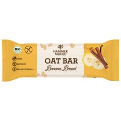 Bio OatBar BananaBread glutenfrei 45g - 15er Vorteilspack von Hammermühle Organic