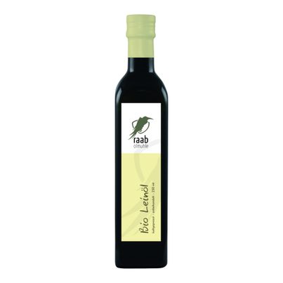 Bio Leinöl kaltgepresst 250ml - 6er Vorteilspack von Ölmühle Raab