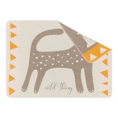 Haustierdecke Wild Thing 70 x 90 cm - Rohweiß - GRS zertifiziert - von David Fussenegger