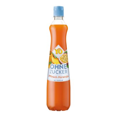 YO Ohne Zucker Pfirisch-Maracuja Sirup 700ml