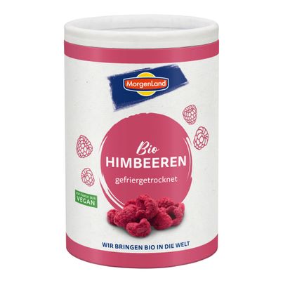 Bio Himbeeren gefriergetrocknet 25g - 6er Vorteilspack von Morgenland
