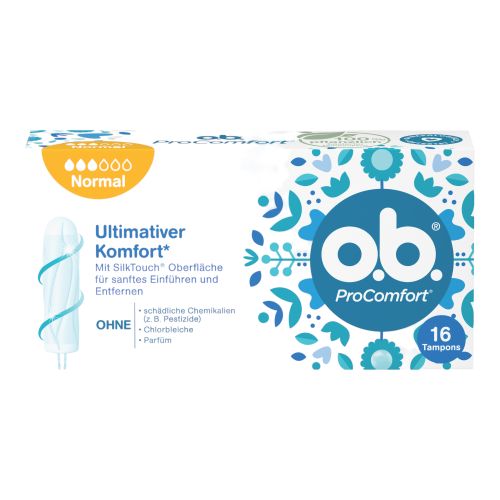 ProComfort Normal 16 -piece from OB women's hygiene