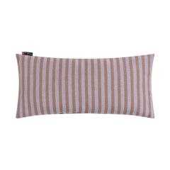 Gefülltes Kissen Streifen 26 x 60 cm - Hellviola - GRS zertifiziert - von David Fussenegger