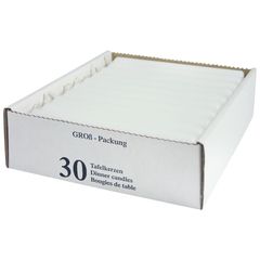 Tafelkerzen snow 30Stück von Jeka