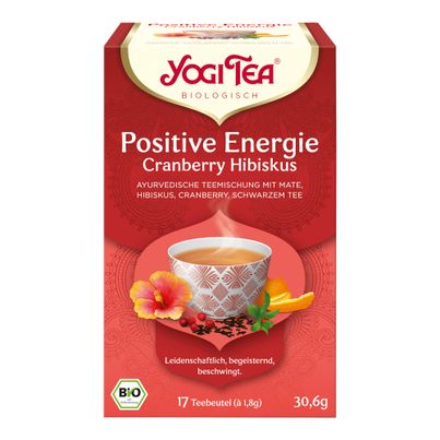 Bio Cranberry Hibiskus á 18g - 6er Vorteilspack von Yogi Tea