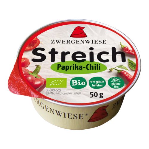 Organic Kleiner Streich Paprika-Chili 50g - value pack of 12 from Zwergenwiese