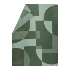 Kuscheldecke Geoform 150 x 200 cm - Efeu - GRS zertifiziert - von David Fussenegger