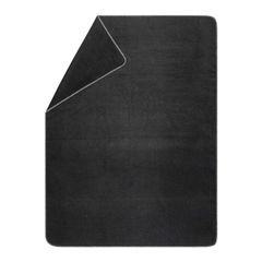 Kuscheldecke Uni 150 x 200 cm - Anthrazit - GRS zertifiziert - von David Fussenegger