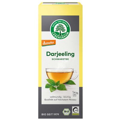 Bio Schwarztee Darjeeling 20 Beutel 40g von Lebensbaum