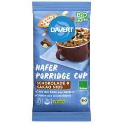 Bio Porridge Cup Schokolade 65g - 8er Vorteilspack von Davert
