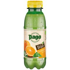 Pago Organic Orange 100% Pet 330ml - value pack of 12 from Pago