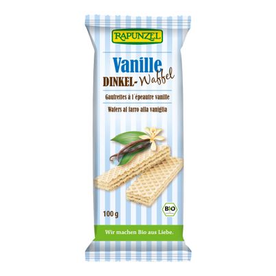 Bio Dinkelwaffeln Vanille 100g - 11er Vorteilspack von Rapunzel Naturkost