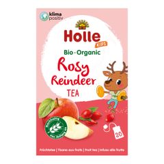 Organic Rosy Reindeer Tea Bt á 2.2g 20 bags - value pack of 8 from Holle