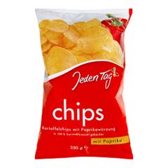 Chips Paprika 250g von Jeden Tag