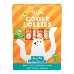 Bio Coole Lollies Bunter Mix 300ml - 14er Vorteilspack von Fredo's