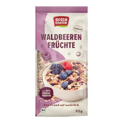 Bio Waldbeeren-Früchte Müsli 375g - 6er Vorteilspack von Rosengarten