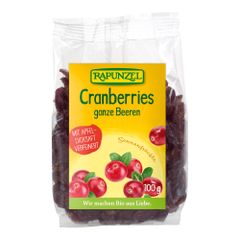 Bio Cranberries ganze Beeren 100g - 8er Vorteilspack von Rapunzel Naturkost