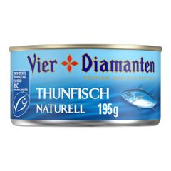Thunfisch naturell 195g von Vier Diamanten