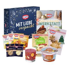Dr. Oetker Set Mit Liebe verpackt - "Süße Weihnachtswerkstatt"