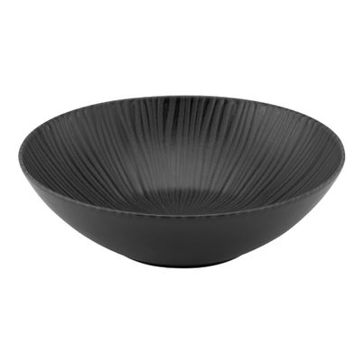 Vesuvio Black bowl diameter 24cm - value pack of 4 from Creatable