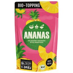 Bio Ananasflocken 70g - 6er Vorteilspack von Dr.crispy & Mr.dried