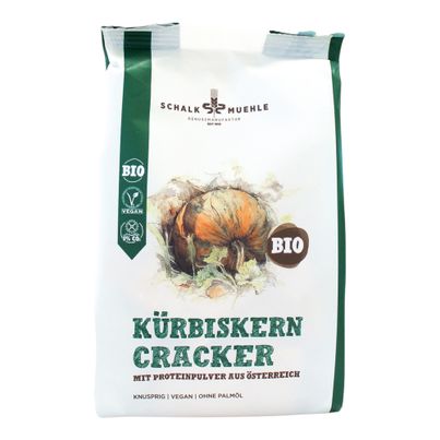 Bio Kürbiskern Cracker 80g - 8er Vorteilspack von Schalk Mühle