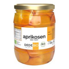 Bio Aprikosen ganze Frucht 700g - 6er Vorteilspack von Dedebio Food