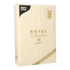 Bestecktaschen champagner 50ct von Papstar