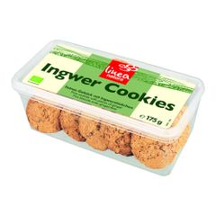 Bio Ingwer Cookies Mehrzweckbox 175g - 12er Vorteilspack von Linea Natura