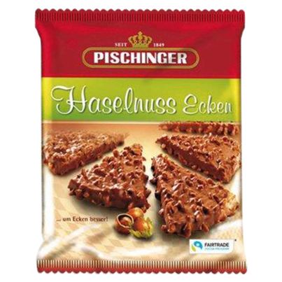 Pischinger Haselnuss Ecken 8 Tortenecken 130g