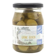 Bio Grüne Oliven in Lake ent. MW 230g - 6er Vorteilspack von Tarabao Bio.fair.direkt.