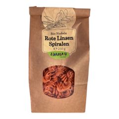 Bio Rote Linsen Spiralen 250g - 6er Vorteilspack von Adamah Biohof