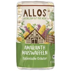 Bio Amaranth Maiswaffeln It.Kräut. 115g - 12er Vorteilspack von Allos