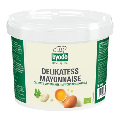 Organic delicacy mayonnaise with organic egg 5000g from Byodo