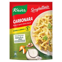 Knorr Spaghetteria Carbonara pasta ready meal 190g bag