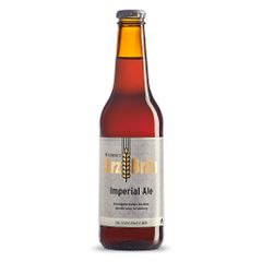 Bio Imperial Ale Bier 330ml - Amarillo Hopfen - kräftig feine Hopfenaromatik - kastanienfarbenes Starkbier von Bruckners ErzBräu