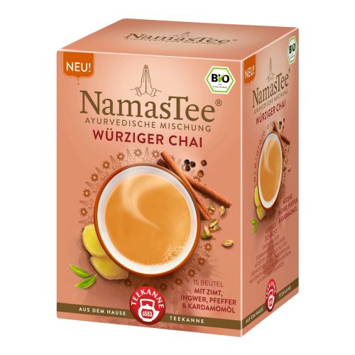 Bio NamasTee Würziger Chai 15 Beutel von Teekanne