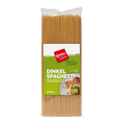 Bio Dinkel-Spaghetti 500g - 24er Vorteilspack von Green Organics