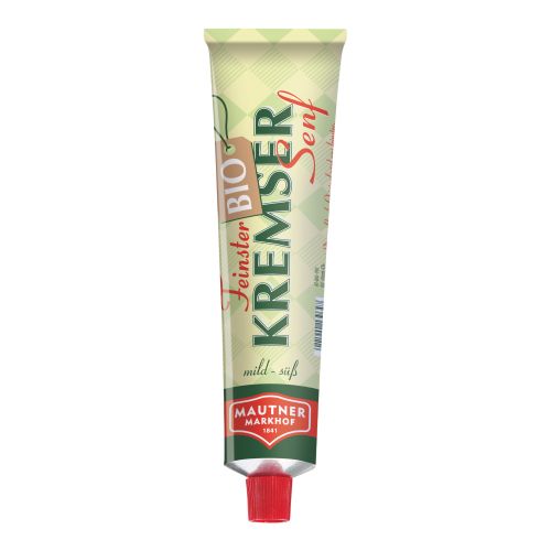 Organic Kremser mustard 200g - value pack of 12 from Mautner Markhof