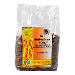 Bio Sultaninen getrocknet 500g von Nestelberger