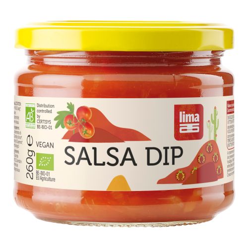 Organic Salsa Dip Mild 260g - value pack of 6 from Lima