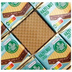 No Sugar Added Hazelnut Waffle 176g - 18er Vorteilspack von Frankonia