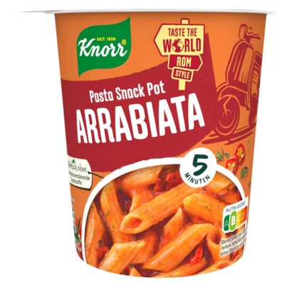 Knorr Pasta Snack Pot Arrabiata 66g - Instant noodles by Knorr