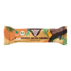 Bio Schokoriegel Erdnuss S.Caramel 40g - 24er Vorteilspack von The Vegan Cow