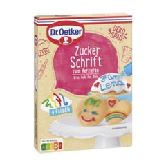 Dr. Oetker sugar writing 4 colors - 100g