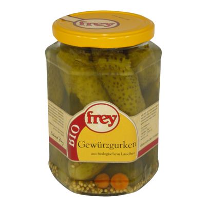 Bio Gewürzgurken 6-9 720ml von Frey