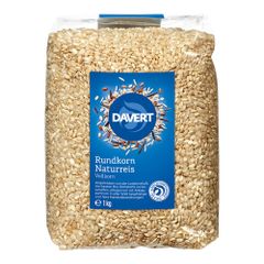 Bio Rundkorn Naturreis 1000g - 8er Vorteilspack von Davert