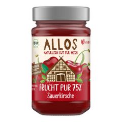 Bio Fruchtaufstrich 75% Sauerkirs. 250g - 6er Vorteilspack von Allos