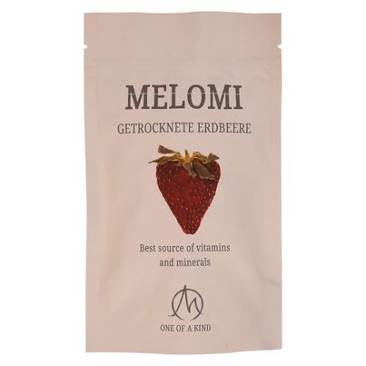 Getrocknete Erdbeeren in Scheiben 70g - Trockenfrüchte von Melomi