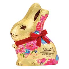 Lindt Goldhase Flower Edition rosa 200g